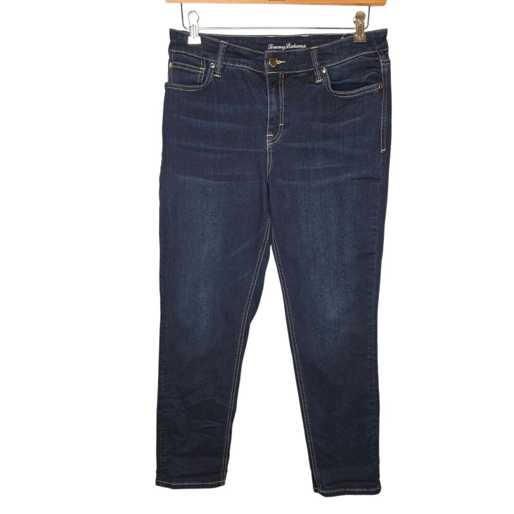 Tommy Bahama Dark Wash High-Rise Jeans Size 10x29